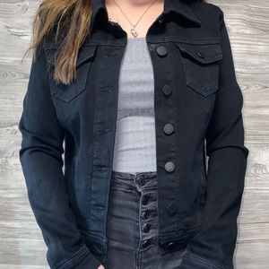 Black jean jacket